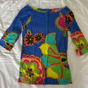 Lily Pulitzer Colorful Cotton Top Size XS